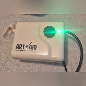Art of Air Airbrush Makeup System Compressor + 3 Airbrush Guns – WORKS – No...